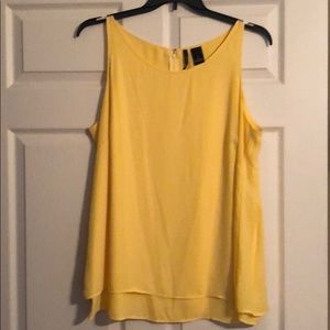 1x New Direction yellow flowy tank top